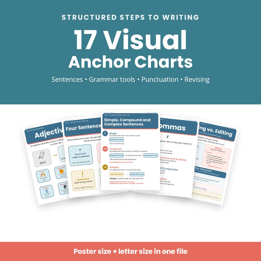 17 Visual Anchor Charts cover